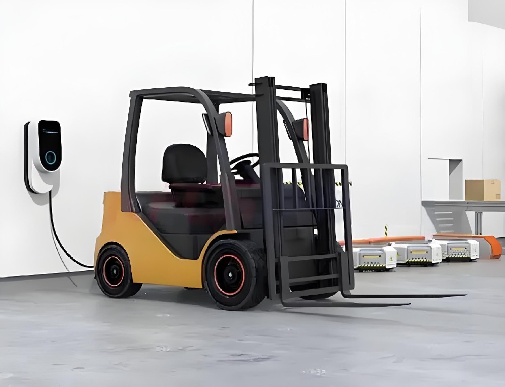 Forklift battery EMS management system