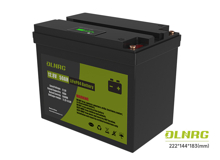 12.8V 50Ah Deep Cycle LiFePO4 Battery for Lead Acid Battery Replacement